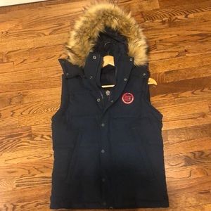 Superdry Vest with Fur
